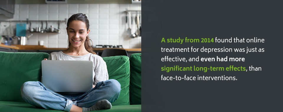 Statistics on the effectiveness of teletherapy